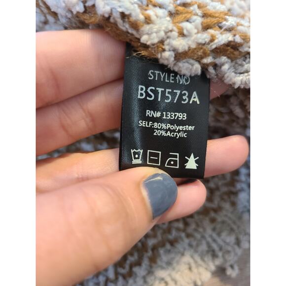 Pol large women's knit cardigan sweater - Picture 5 of 6